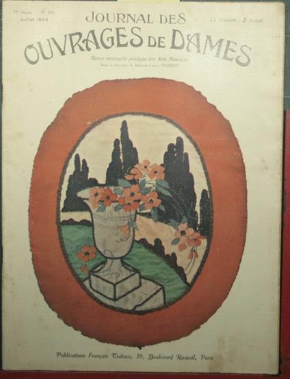 Journal des ouvrages de dames - Juillet 1924 - copertina