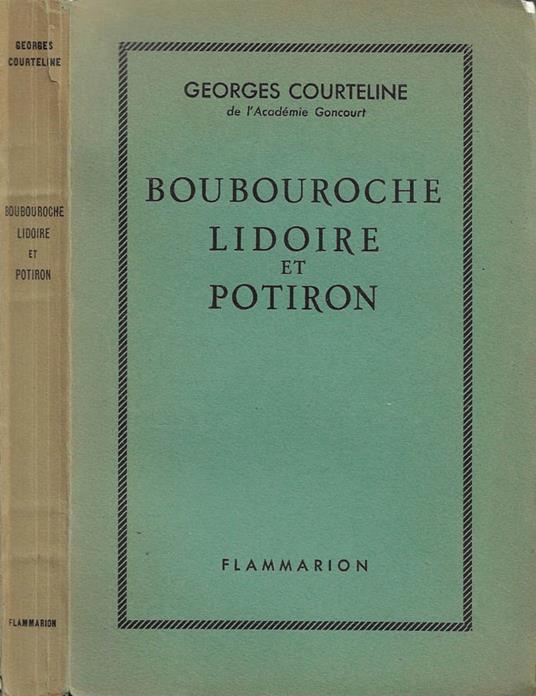 Boubouroche - Lidoire et Potiron - Georges Courteline - copertina