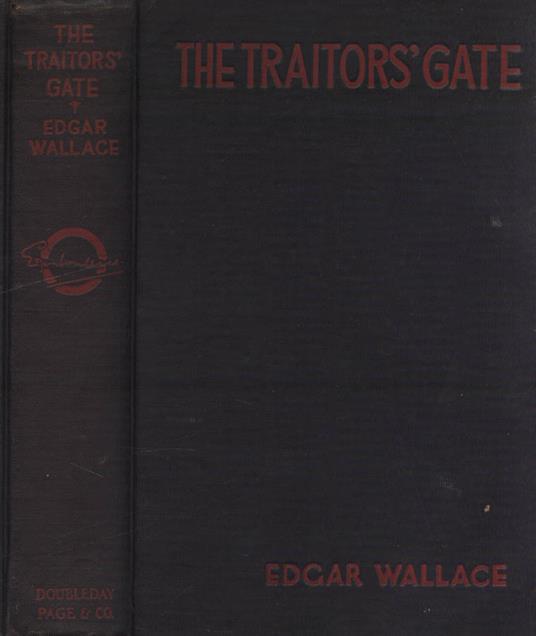 The traitor' s gate - Edgar Wallace - copertina