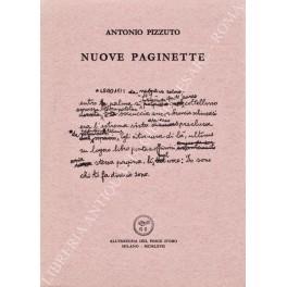 Nuove paginette. A cura di Silvano e Vanni Scheiwiller - Antonio Pizzuto - copertina