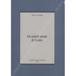 Gli antichi statuti di Trento - copertina