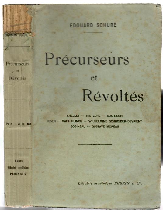 Precurseurs et Revoltes - Edouard Shuré - copertina
