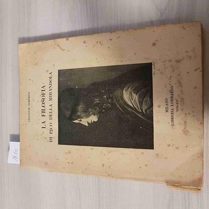 FILOSOFIA DI PICO DELLA MIRANDOLA - Giovanni Semprini - copertina