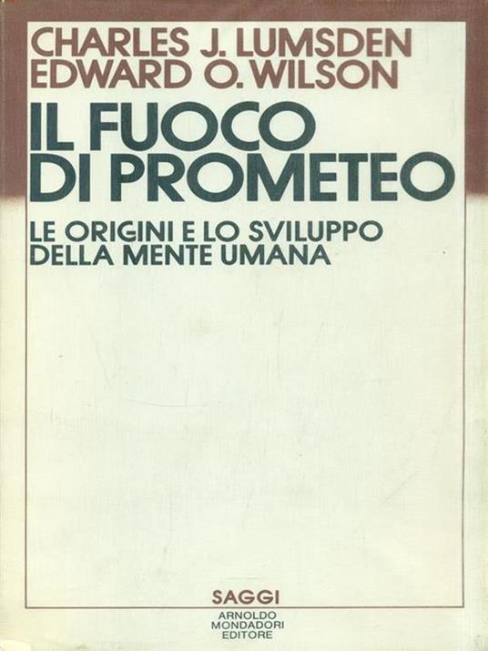 Fuoco Di Prometeo - Charles J. Lumsden - copertina