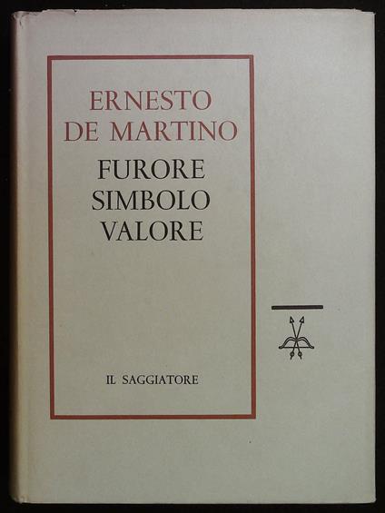 Furore Simbolo Valore - Ernesto De Martino - copertina