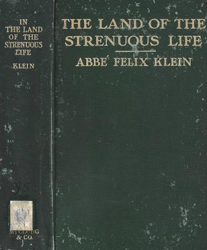 In the Land of the Strenuous Life - copertina