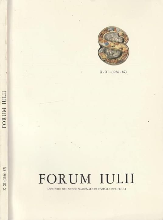 Forum Iulii X-XI (1986-87) - Amelio Tagliaferri - copertina
