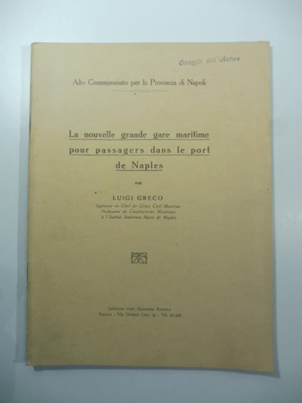 La nouvelle grande gare maritime pour passagers dans le port de Naples - Luigi Greco - copertina