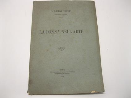 La donna nell'arte - Luigi Tosti - copertina