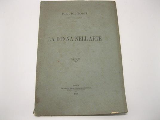La donna nell'arte - Luigi Tosti - copertina