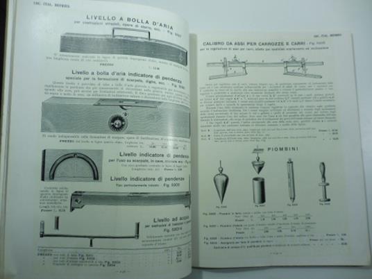 Macchine utensili. Pubblicazione mensile della Societa' italiana Defries e C. Milano, 30 settembre 1912. Apparecchi per misurare - copertina