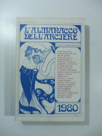 L' almanacco dell'Arciere 1980 a cura di Mario Donadei - copertina