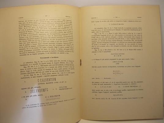Pompei. Continuazione degli scavi sulla via dell'Abbondanza. Estratto dalle Notizie degli Scavi, anno 1913, fasc. 9o - copertina