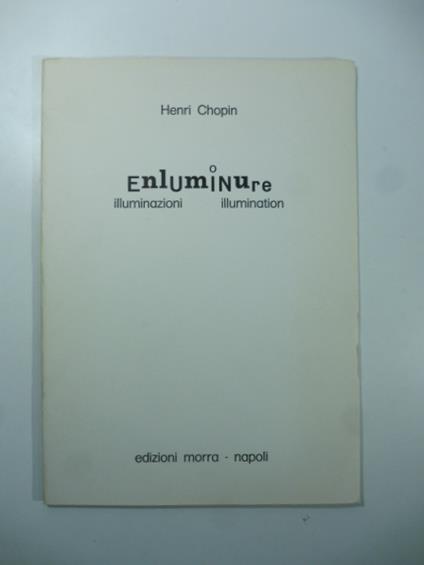 Enluminure. Illuminazioni Illumination - copertina