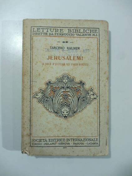 Jerusalem! (A volo d'uccello nei paesi biblici) - copertina