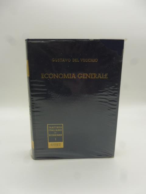 Economia generale - Gustavo Del Vecchio - copertina