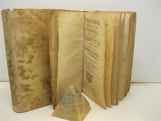 Theologiae moralis summa in qua per traditas distinctiones, brevia, ac facilia firmantur theoremata ad quoslibet Conscientiae Casus resolvendos accommadata. Tomus primus (-pars II et III) - Clemente Piselli - copertina