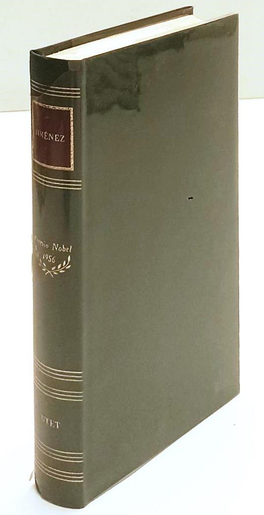Premio Nobel 1956 Jimenez - J. Ramón Jiménez - copertina