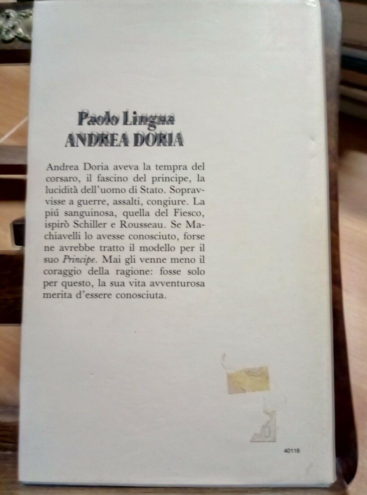 Andrea Doria - Paolo Lingua - Editoriale Nuova 1984 Biografia Illustrata