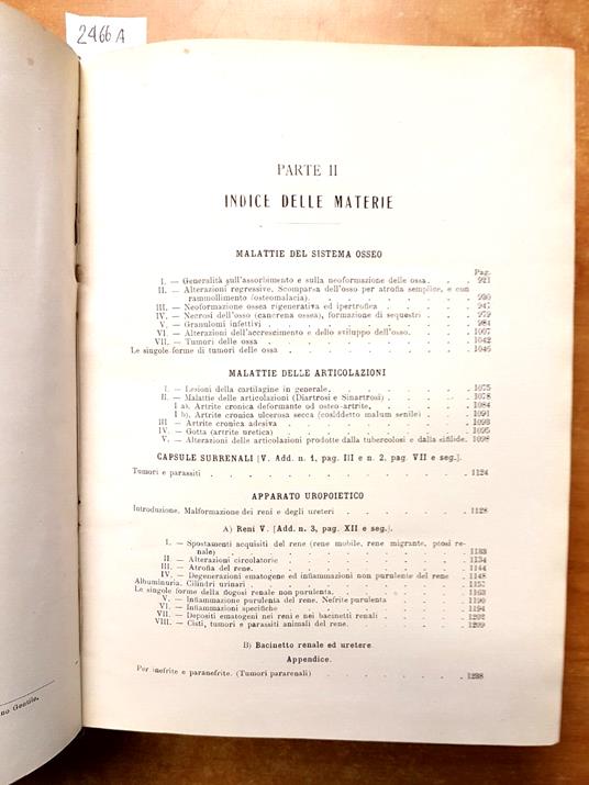Trattato Di Anatomia Patologica Speciale Parte 2 Kaufmann 1929 Vallardi - Kaufman - copertina