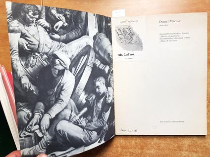 Daniel Maclise 1806-1870 Arts Council Of Great Britain 1972 Catalogo Mostra - copertina