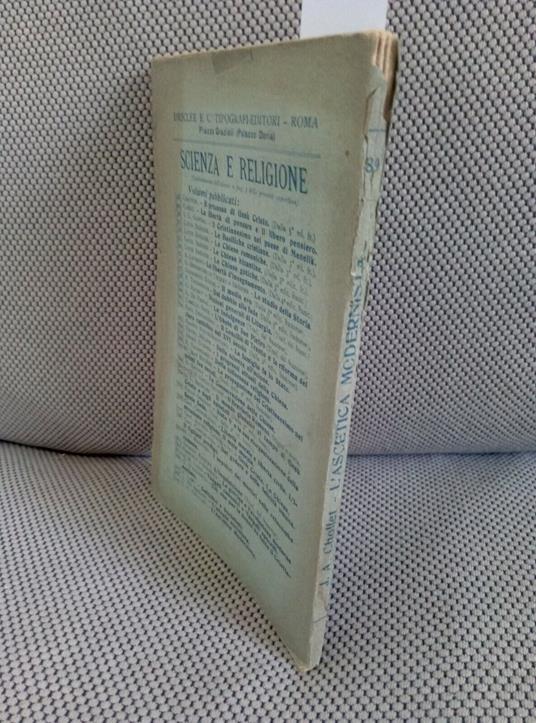 L' Ascetica Modernista - J. A. Chollet 1912 Desclee Roma - copertina