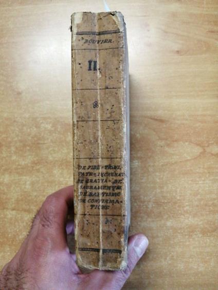 Institutiones Theologicae Ad Usum Seminariorum 1859 J.B. Bouvier - copertina