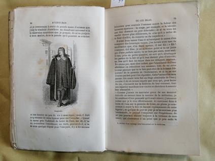 Avventures De Gil Blas De Santillane Par Le Sage 1877 Hachette 42 Figure - copertina