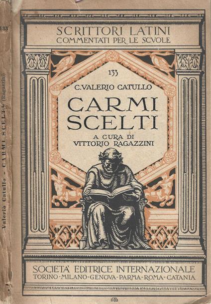 Carmi scelti - G. Valerio Catullo - copertina