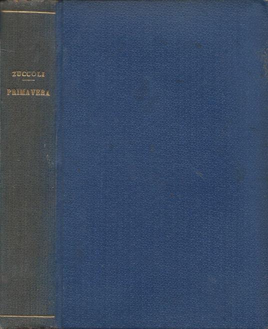 Primavera - Luciano Zùccoli - copertina