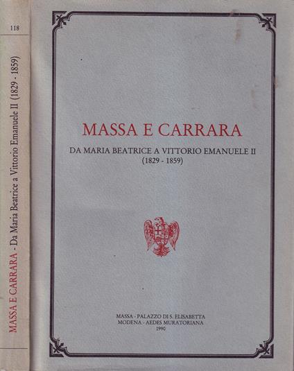 Massa e Carrara - copertina