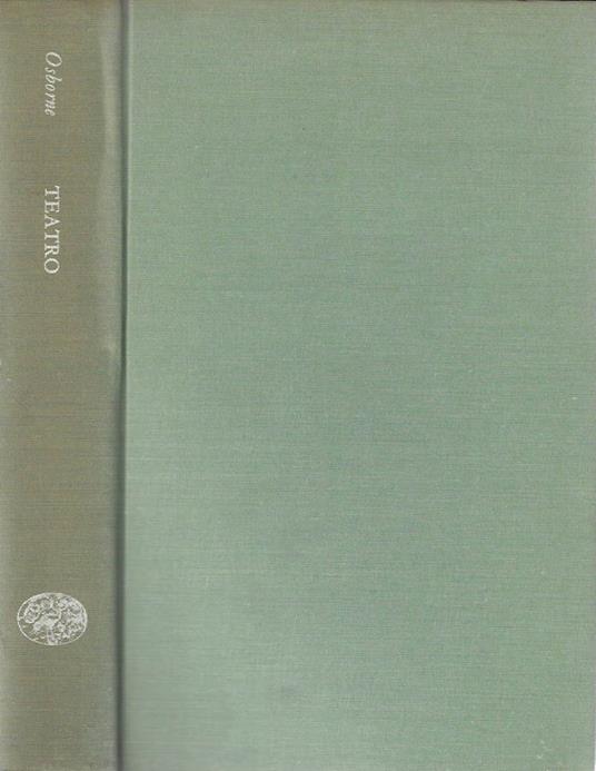Teatro - John Osborne - copertina