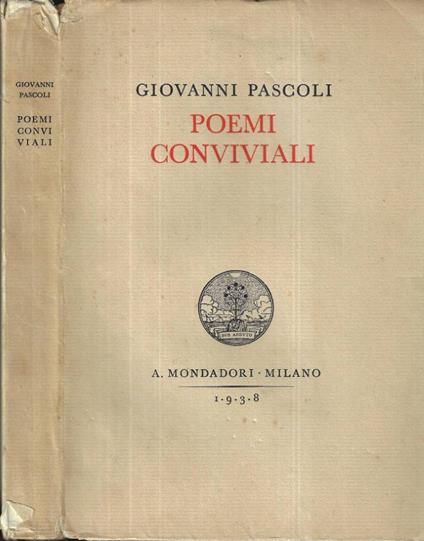 Poemi conviviali - Giovanni Pascoli - copertina