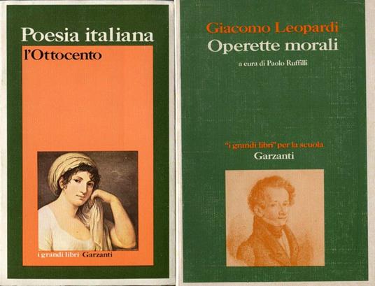Poesia italiana dell'Ottocento - Maurizio Cucchi - copertina