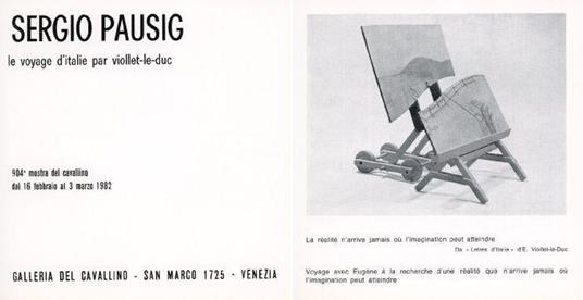 Sergio Pausig. Le voyage d'Italie par Viollet-le-Duc di: PAUSIG, Sergio - copertina