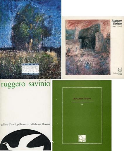 Ruggero Savinio, Galleria d'arte Tiziano, 1993 - Ruggero Savinio - copertina