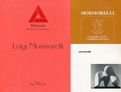 Luigi Mormorelli. Diarcon 1975 - Luigi Mormorelli - copertina
