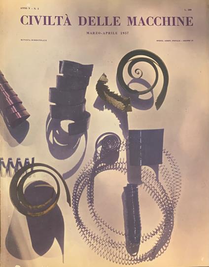 Civiltà delle macchine. Marzo-Aprile 1957 - Anno V - N. 2 - copertina