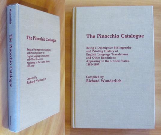 The Pinocchio Catalogue 1892-1987 - copertina