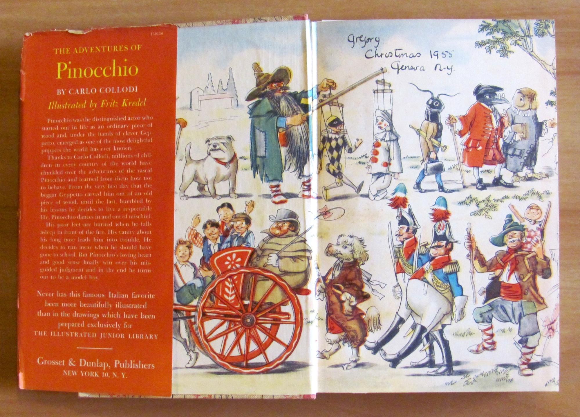 THE ADVENTURES OF PINOCCHIO, 1946 - ill. KREDEL