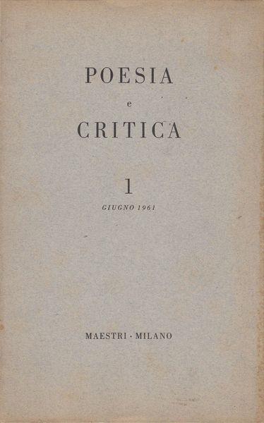 Raro!! Poesia e critica 1, Giugno 1961 - copertina