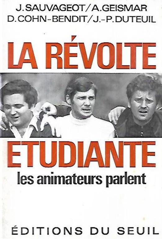 La révolte etudiante: les animateurs parlent - copertina