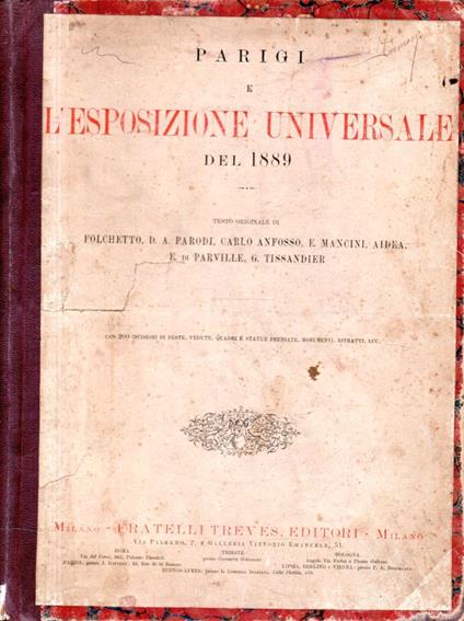 Parigi e L'Esposizione Universale del 1889 - copertina