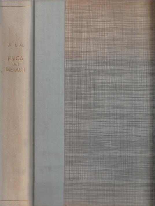 Introduzione alla fisica dei metalli - copertina