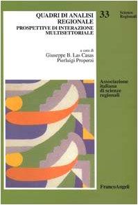 Quadri di analisi regionale. Prospettive di interazione multisettoriale - copertina