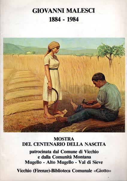 Giovanni Malesci 1884 - 1984 mostra del centenario della nascita - copertina