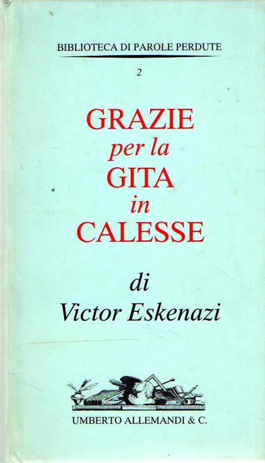 Grazie per la gita in calesse - copertina