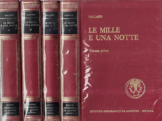 mille e una notte. Racconti arabi raccolti da Antoine Galland - copertina