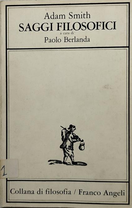 saggi filosofici paolo berlanda adam smith - Adam Smith - copertina