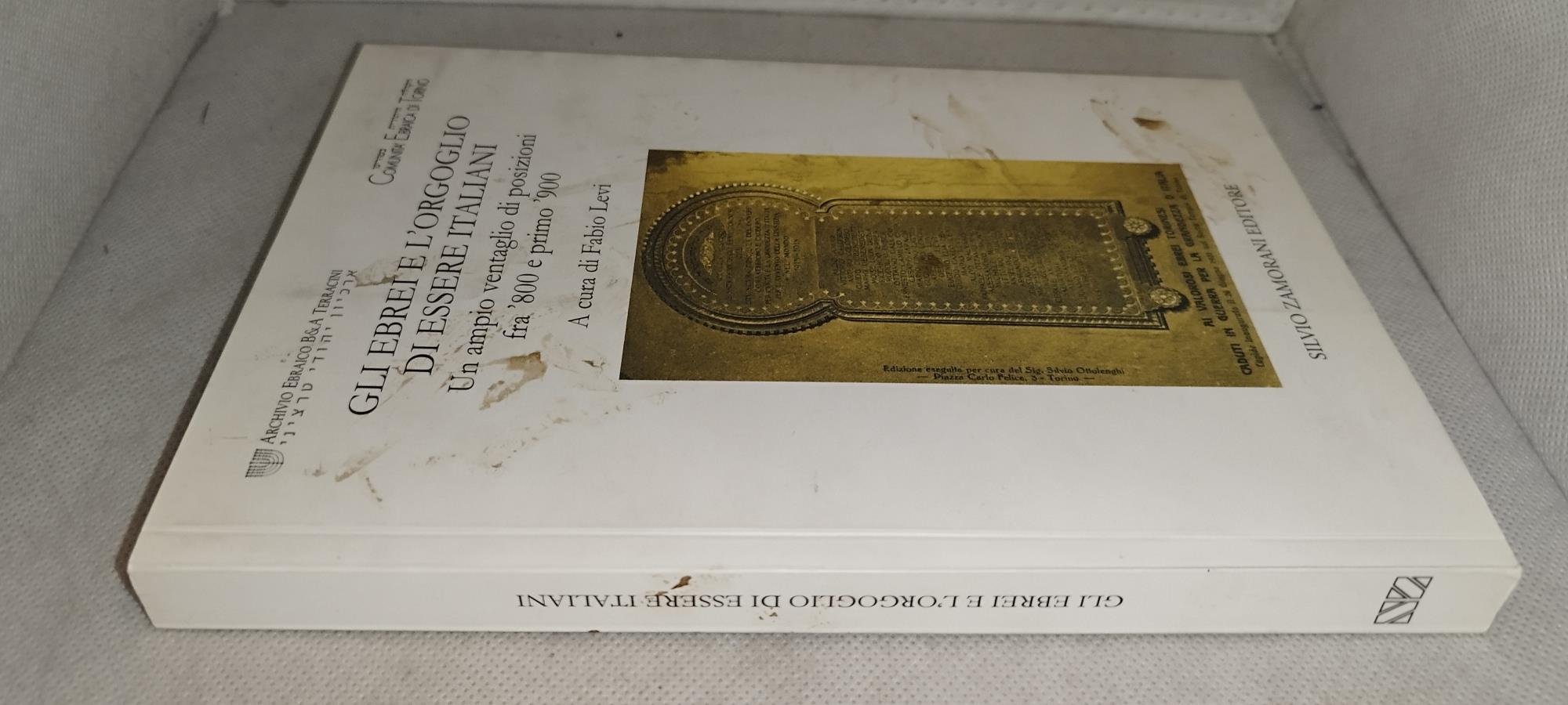 gli ebrei e l'orgoglio di essere italiani un ampio ventaglio di posizione fra 800 e 900